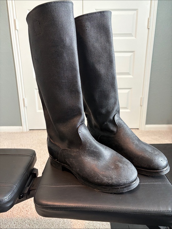 Soviet soldier leather Kernsey Jack boots